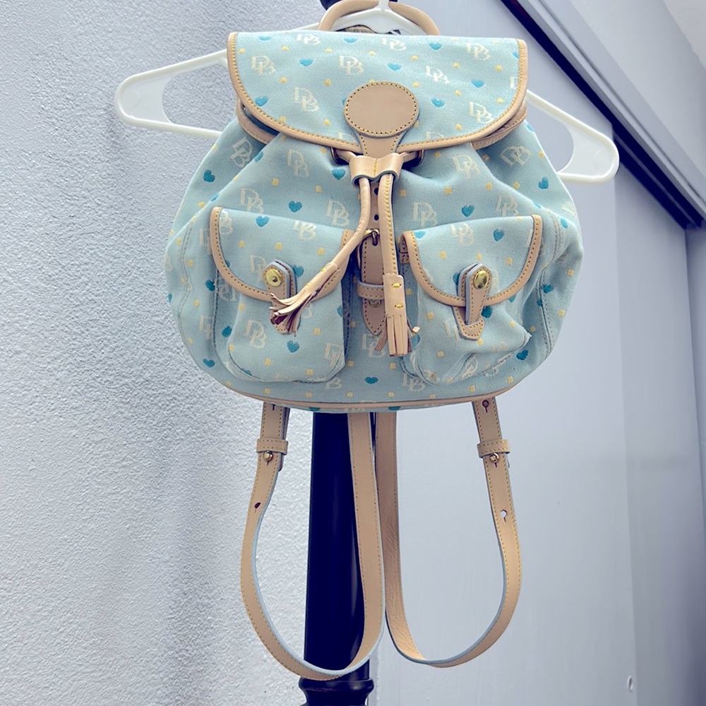 Baby Blue Dooney and Bourke Heart Bag